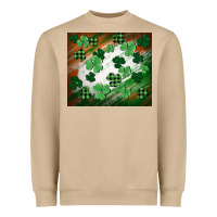 Mushroom St. patricks day Heavyweight Sweatshirt - FaDigitalArtStudio