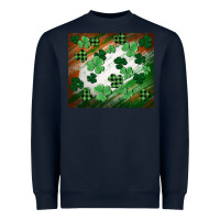 Navy St. patricks day Heavyweight Sweatshirt - FaDigitalArtStudio