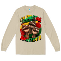 Mushroom im celebrating juneteenth  (1) Long Sleeve Tee - CowGirlArtShop