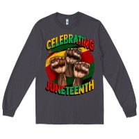 Smoke im celebrating juneteenth  (1) Long Sleeve Tee - CowGirlArtShop