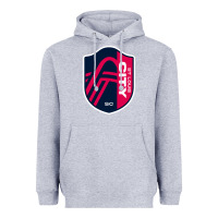 Heather Grey st. louis city sc Heavyweight Hoodie - lanVoArt