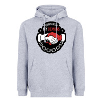 Heather Grey awesome down with my demons  for gift adult and kids men women  2021 Heavyweight Hoodie - lanVoArt