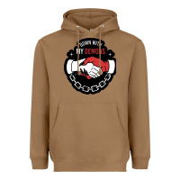 Toasted Coconut awesome down with my demons  for gift adult and kids men women  2021 Heavyweight Hoodie - lanVoArt