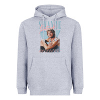 Heather Grey patrick swayze 90s styled retro graphic design gift Heavyweight Hoodie - lanVoArt