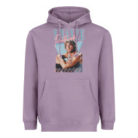 Lavender patrick swayze 90s styled retro graphic design gift Heavyweight Hoodie - lanVoArt