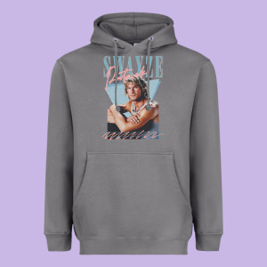 Patrick Swayze 90s Styled Retro Graphic Design Gift Heavyweight Hoodie Designed By Lanvoart