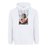White patrick swayze 90s styled retro graphic design gift Heavyweight Hoodie - lanVoArt