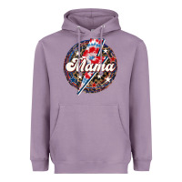 Lavender Western Mama Patriotic Heavyweight Hoodie - LillyAllenDesigns