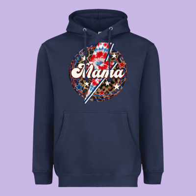 Western Mama Patriotic Heavyweight Hoodie Designed By Lillyallendesigns