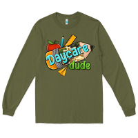 Army Green daycare dude Long Sleeve Tee - Jasminsmagicworld