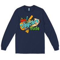 Navy daycare dude Long Sleeve Tee - Jasminsmagicworld