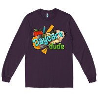 Plum daycare dude Long Sleeve Tee - Jasminsmagicworld