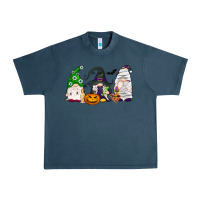 Midnight Navy Halloween gnomes Urban Heavy Tee - NancyCooperArtShop