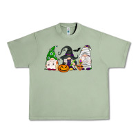 Oil Green Halloween gnomes Urban Heavy Tee - NancyCooperArtShop