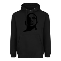 Black d.r.a.k.e Heavyweight Hoodie - lanVoArt