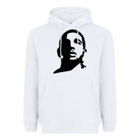 White d.r.a.k.e Heavyweight Hoodie - lanVoArt