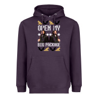 Plum what we do in the shadows christmas sweater design—open my big packa Heavyweight Hoodie - lanVoArt
