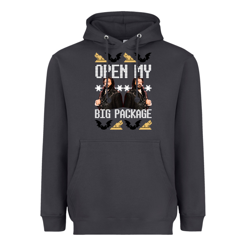 What We Do In The Shadows Christmas Sweater Design—open My Big Packa Heavyweight Hoodie by lanVoArt | Teevron