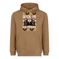 Toasted Coconut what we do in the shadows christmas sweater design—open my big packa Heavyweight Hoodie - lanVoArt
