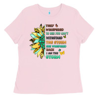 Inspirational Flower And Quote Design Ladies Tee | Teevron