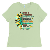 Matcha inspirational flower and quote design Ladies Tee - LillyAllenDesigns