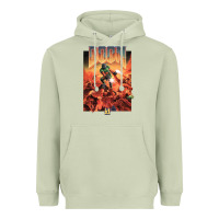 Matcha doom 1993 poster pc fps Heavyweight Hoodie - lanVoArt
