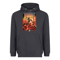 Smoke doom 1993 poster pc fps Heavyweight Hoodie - lanVoArt
