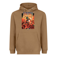 Toasted Coconut doom 1993 poster pc fps Heavyweight Hoodie - lanVoArt