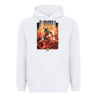 White doom 1993 poster pc fps Heavyweight Hoodie - lanVoArt
