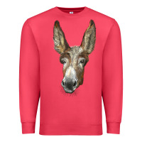 Cardinal american mammoth jackstock donkey  face Premium Sweatshirt - LillyAllenDesigns