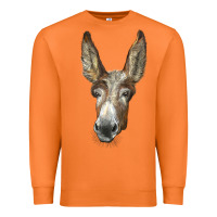 Carrot american mammoth jackstock donkey  face Premium Sweatshirt - LillyAllenDesigns