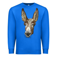 True Royal american mammoth jackstock donkey  face Premium Sweatshirt - LillyAllenDesigns