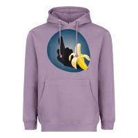 Lavender Dirty Joke Halloween Costume Joke Middle Finger Banana Heavyweight Hoodie - lanVoArt