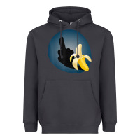 Smoke Dirty Joke Halloween Costume Joke Middle Finger Banana Heavyweight Hoodie - lanVoArt