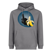 Storm Dirty Joke Halloween Costume Joke Middle Finger Banana Heavyweight Hoodie - lanVoArt