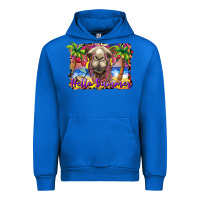 Cobalt hello summer camel at the beach Urban Hoodie - BarkalooDesign