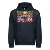 Navy hello summer camel at the beach Urban Hoodie - BarkalooDesign