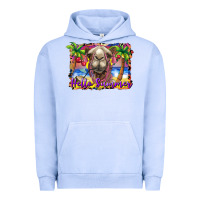 Pigment Grape Ice hello summer camel at the beach Urban Hoodie - BarkalooDesign