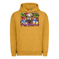 Pigment Peanut Butter hello summer camel at the beach Urban Hoodie - BarkalooDesign