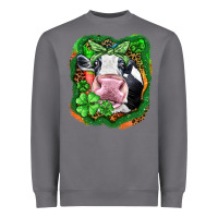 St. Patrick's Day Cow Heavyweight Sweatshirt | Teevron