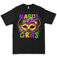 Black mardi gras mask Premium Tee - LillyAllenDesigns