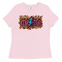 Bubblegum Pink Leopard Mama Lightning Ladies Tee - RanaPortraitStore