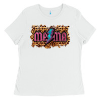 White Leopard Mama Lightning Ladies Tee - RanaPortraitStore