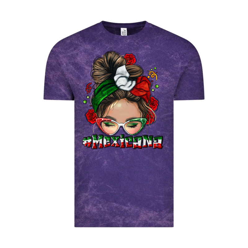 Mexicana Messy Bun Vintage Tee by NancyCooperArtShop | Teevron