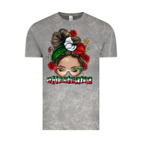 Cloud Rock Mexicana messy bun Vintage Tee - NancyCooperArtShop