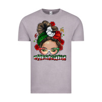 Vintage Zinc Mexicana messy bun Vintage Tee - NancyCooperArtShop
