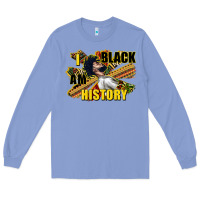 Colony Blue i am black history Long Sleeve Tee - CowGirlArtShop