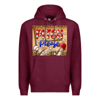 Burgundy pitch please tumbler Premium Hoodie - BundleAndBundleShop