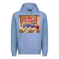 Colony Blue pitch please tumbler Premium Hoodie - BundleAndBundleShop