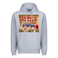 Heather Grey pitch please tumbler Premium Hoodie - BundleAndBundleShop